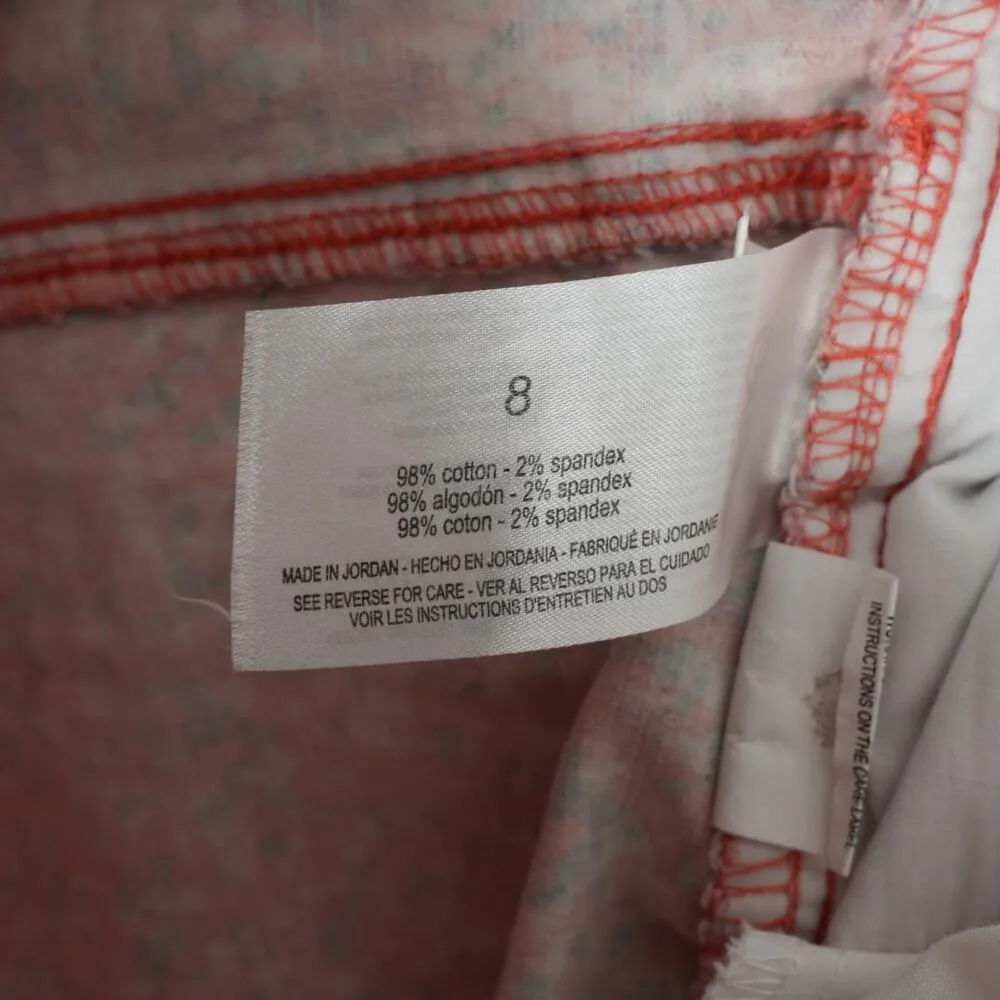 Bandolino Mandie Shorts Womens 8 (30x6) Floral Paisley Cotton Stretch Mom - Image 10