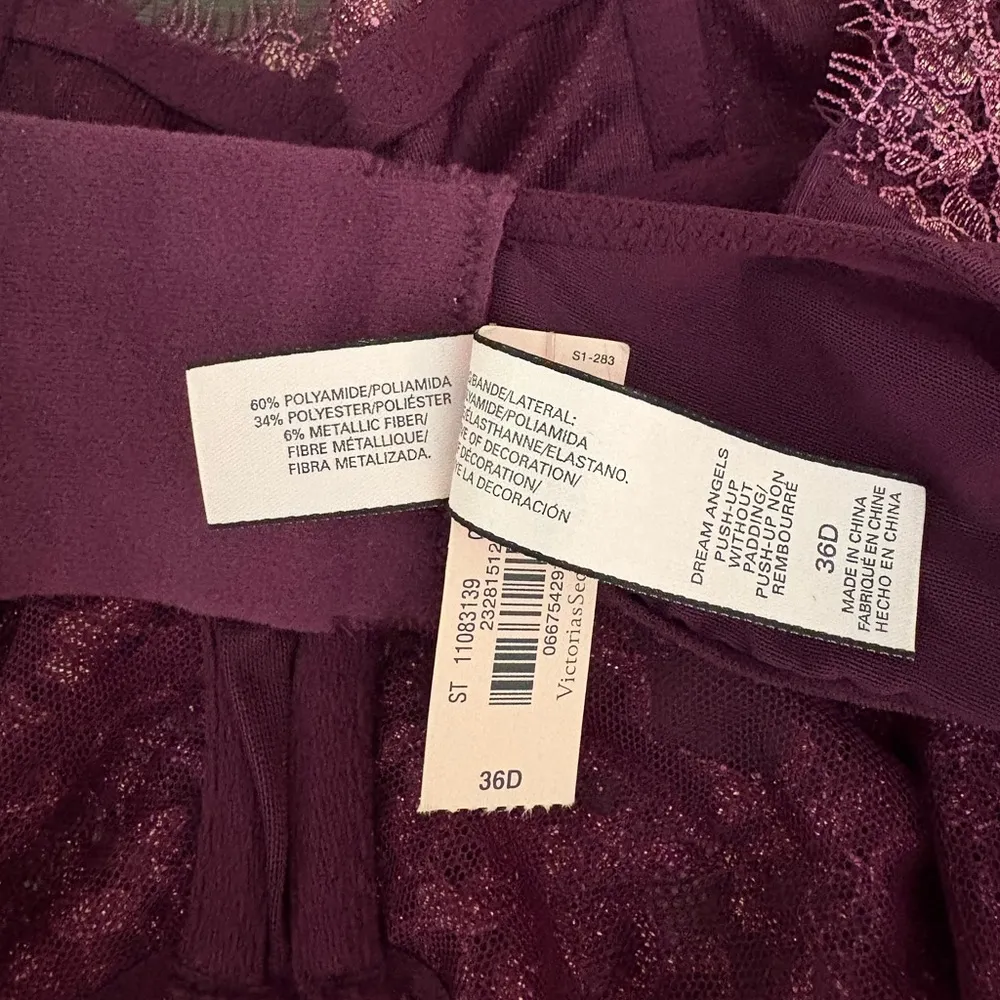Victoria’s Secret Dream Angels Lace Bra 36D NWT - Image 5