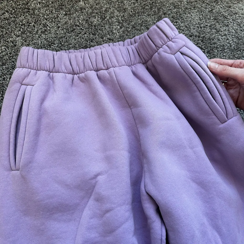 Cozy Lavender Joggers for Women - Image 2