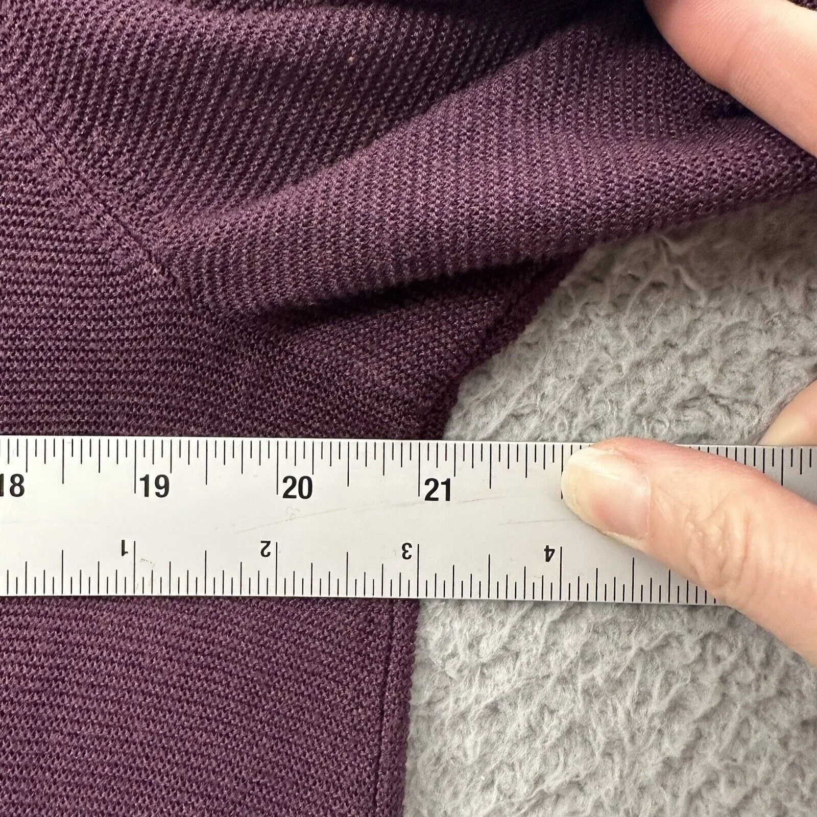 Eileen Fisher Turtleneck Knit Dress Tencel Silk‎ Stretch Ribbed Preppy Women's L - Image 5