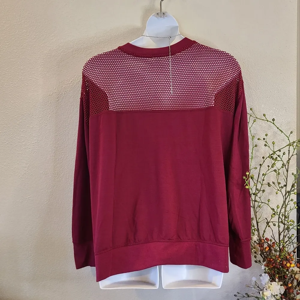 Nine West Active Maroon Top Size 2X - Image 2