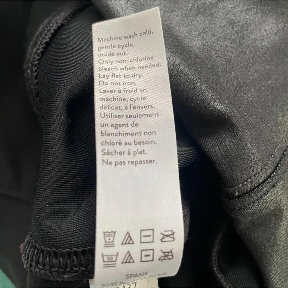 SPANX Size Small Leggings Black Pants Slimming Flattering Smoothing - Image 7