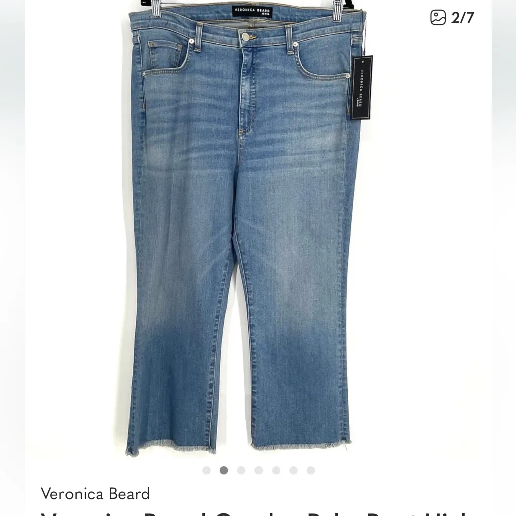 Veronica Beard  Medium Blue Boot Cut Jeans - Image 6