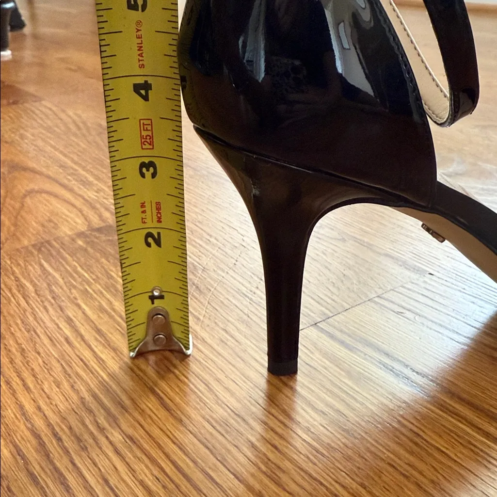 Sam Edelman Black Patent Leather Heels – Women’s Size 11.5M, Strappy Sandals - Image 14