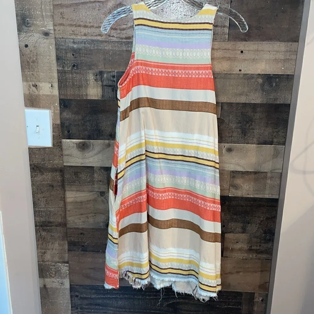 Anthropologie The Odells Cody Ethnic Yarn V Neck Dress - Image 7