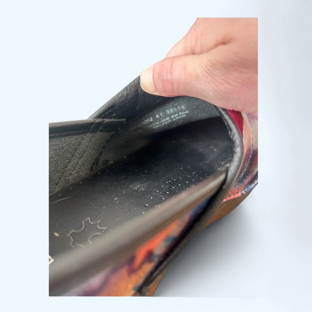 Dansko Professional Clogs Watercolor Patent Leather Size 41 EU (US 10.5–11) - Image 8