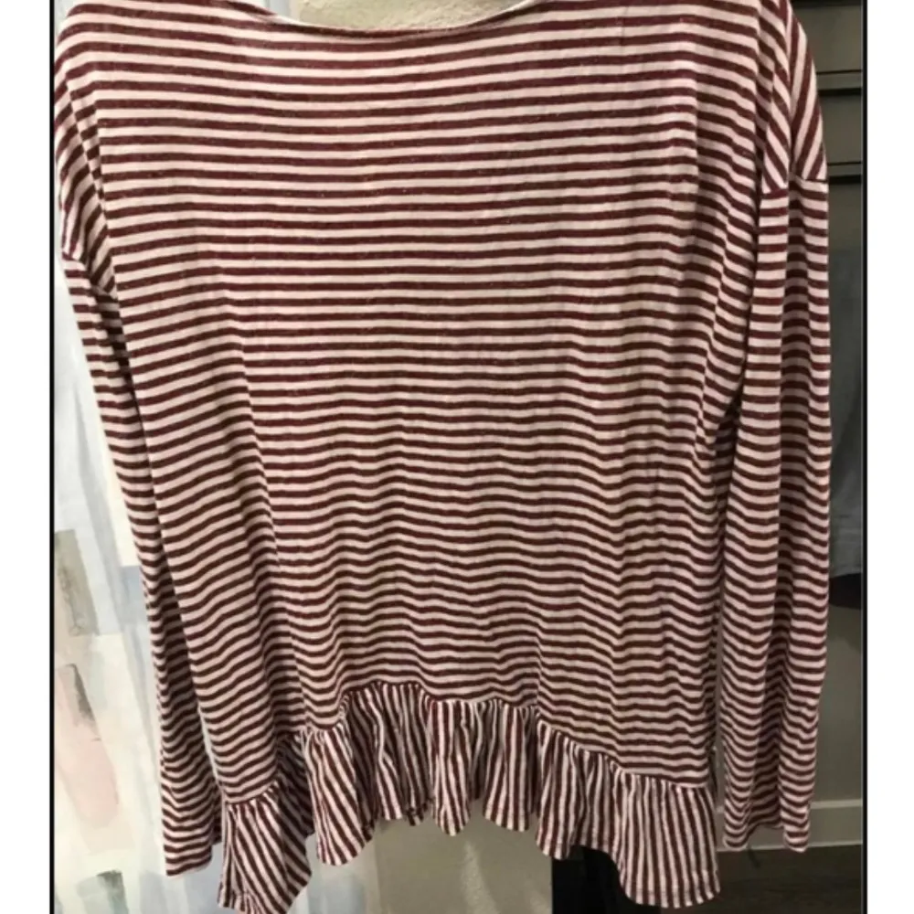 Faded Glory Stripped Top- Size:Large - Image 2