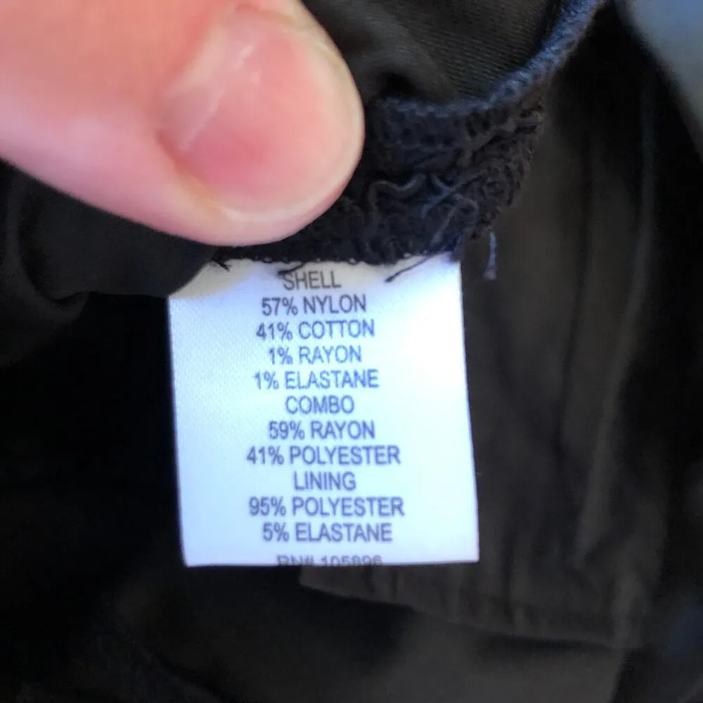 Worth New York EUC Women's Black Corded Lace Dakota Pant Size 2 - Image 3