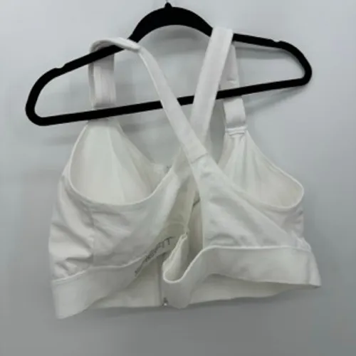 Shefit Womens White Ultimate Sports Bra Size 6 Luxe Workout Gym High Impact - Image 2