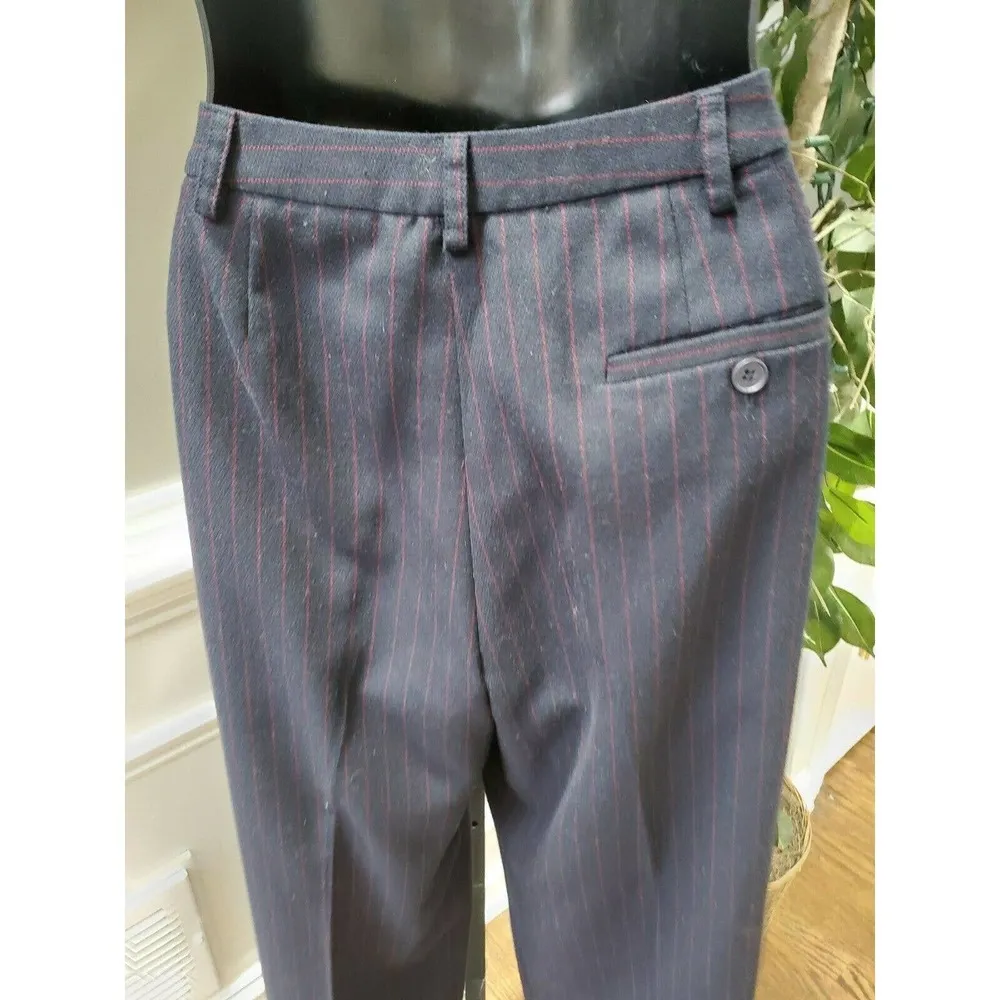 Evan Picone Women Black Lined Polyester Long Sleeve Blazer & Pant 2Piece Suit 10 - Image 10