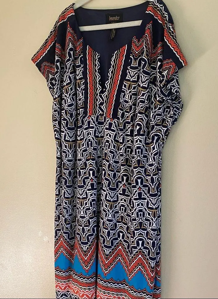 Laundry By Shelli Segal Graphic Print Shift Dress - Image 2