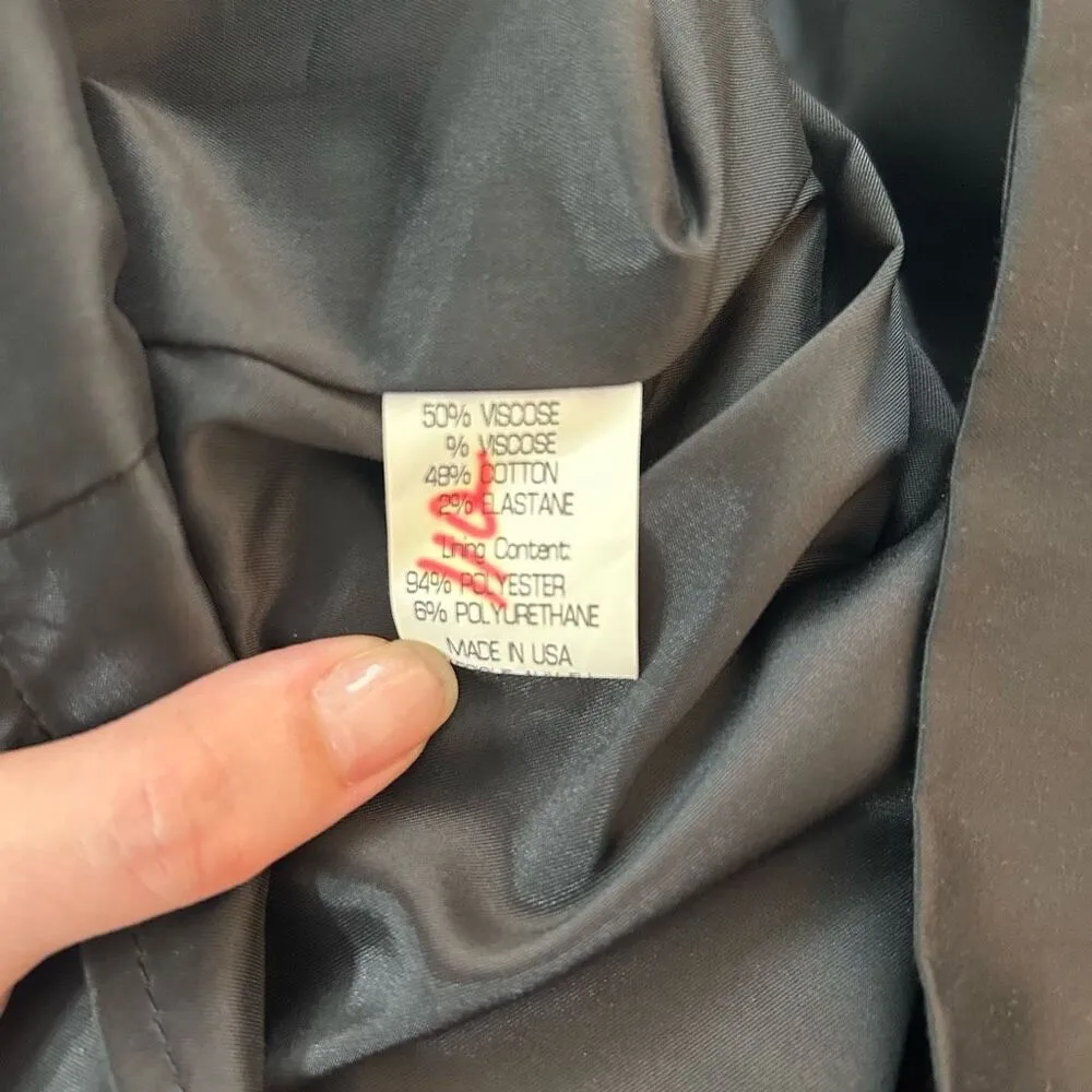 Theory Color Block satin sleeveless sheath Dress Size 6 - Image 8