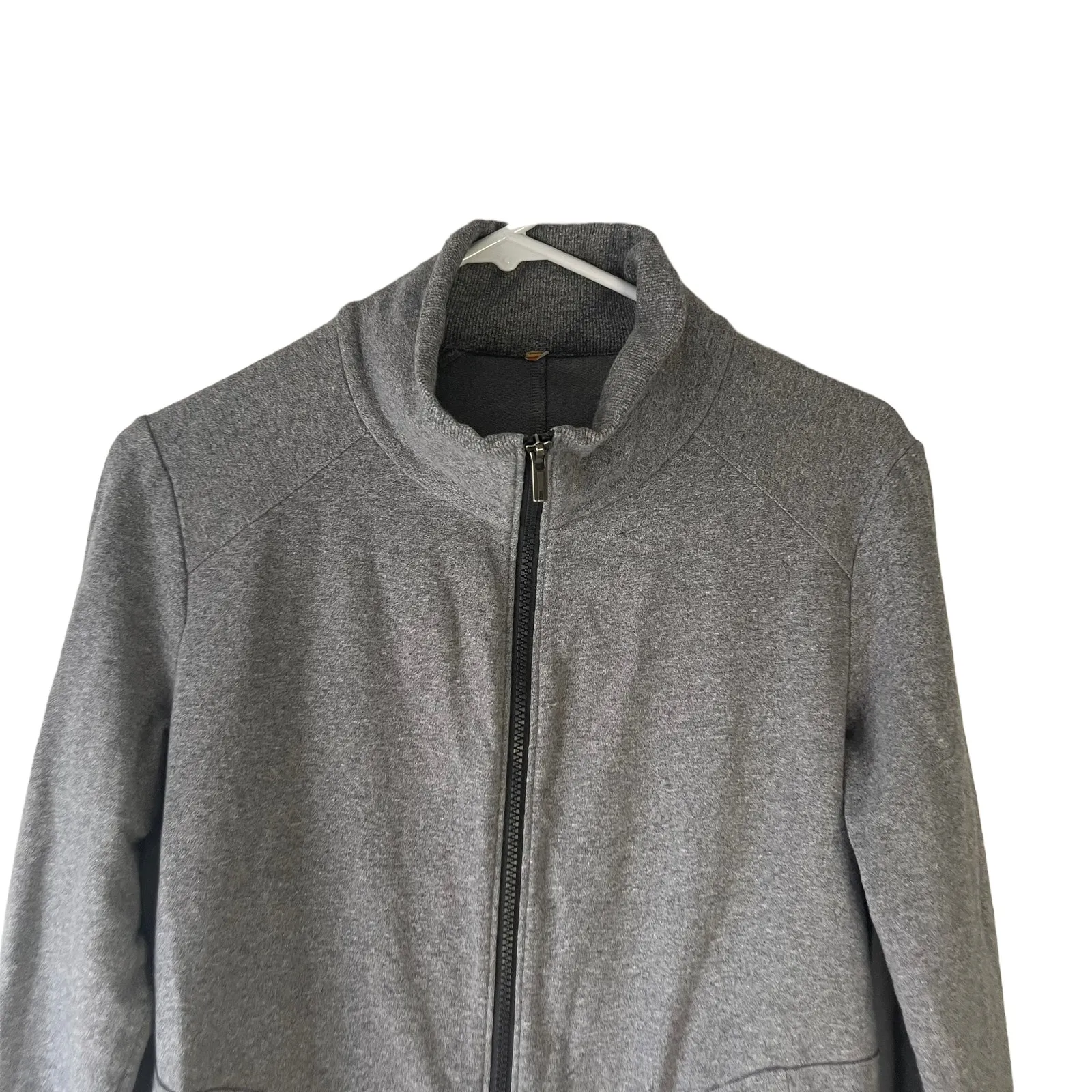 Lucy Size Small Gray Activewear‎ Zip Up Sweater Jacket - Image 2