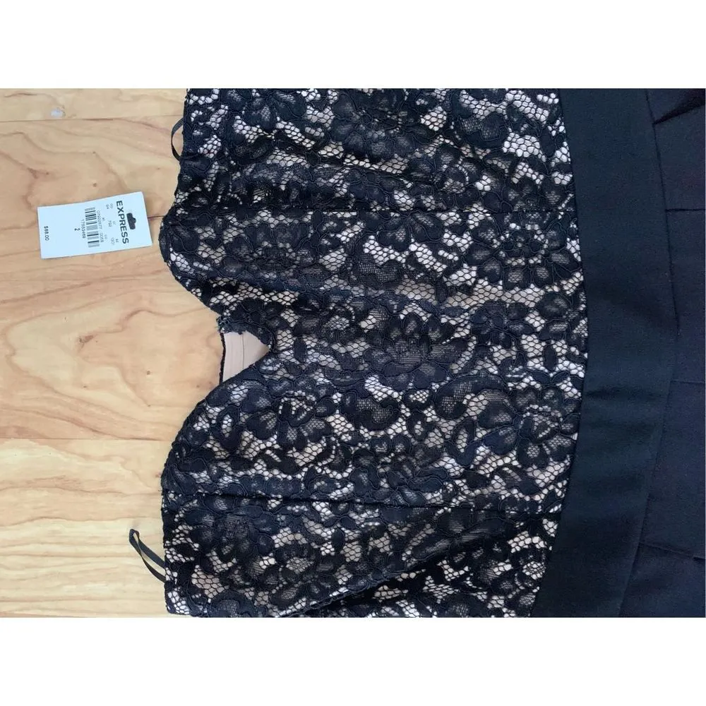 lace black romper size 2 long pant suit - Image 4