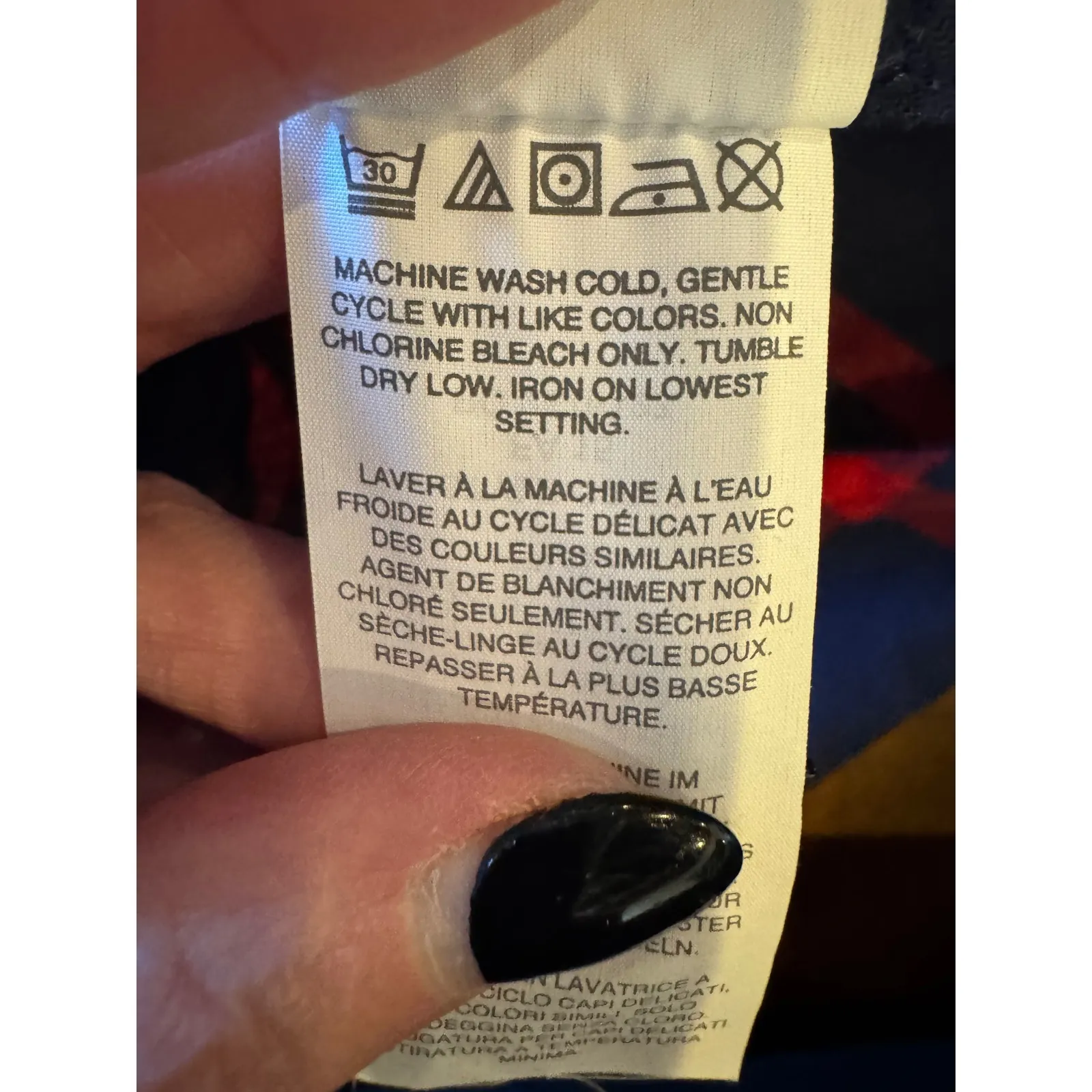 J Crew Shirt Women 2 Blue Red Plaid Long Sleeve Button‎ Down Flannel preppy - Image 10