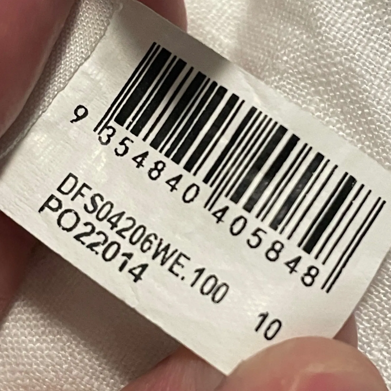 Dissh White Smocked Ruched Shirred Linen Strapless‎ Zipper Bustier Crop Top Size 6 - Image 7