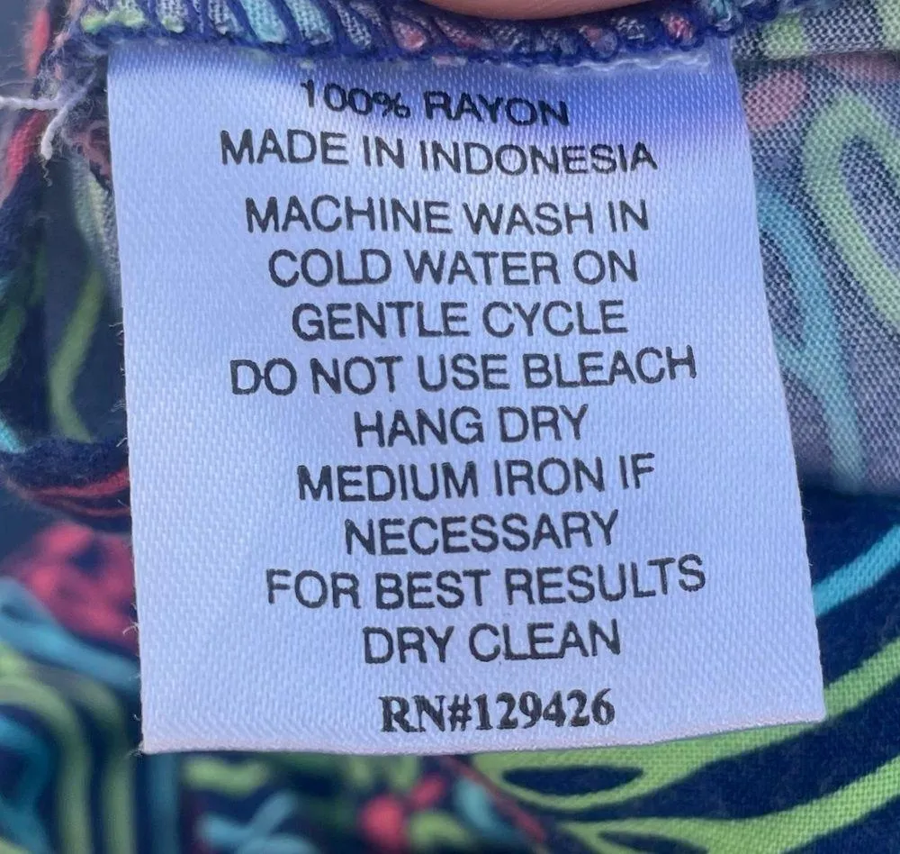 Escapada green multi patterned busy print top / XS / Excellent condition - Image 12