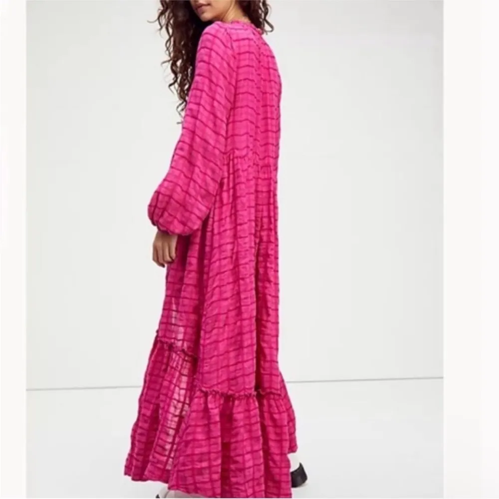 Free People pink maxi dress NEW - Image 7
