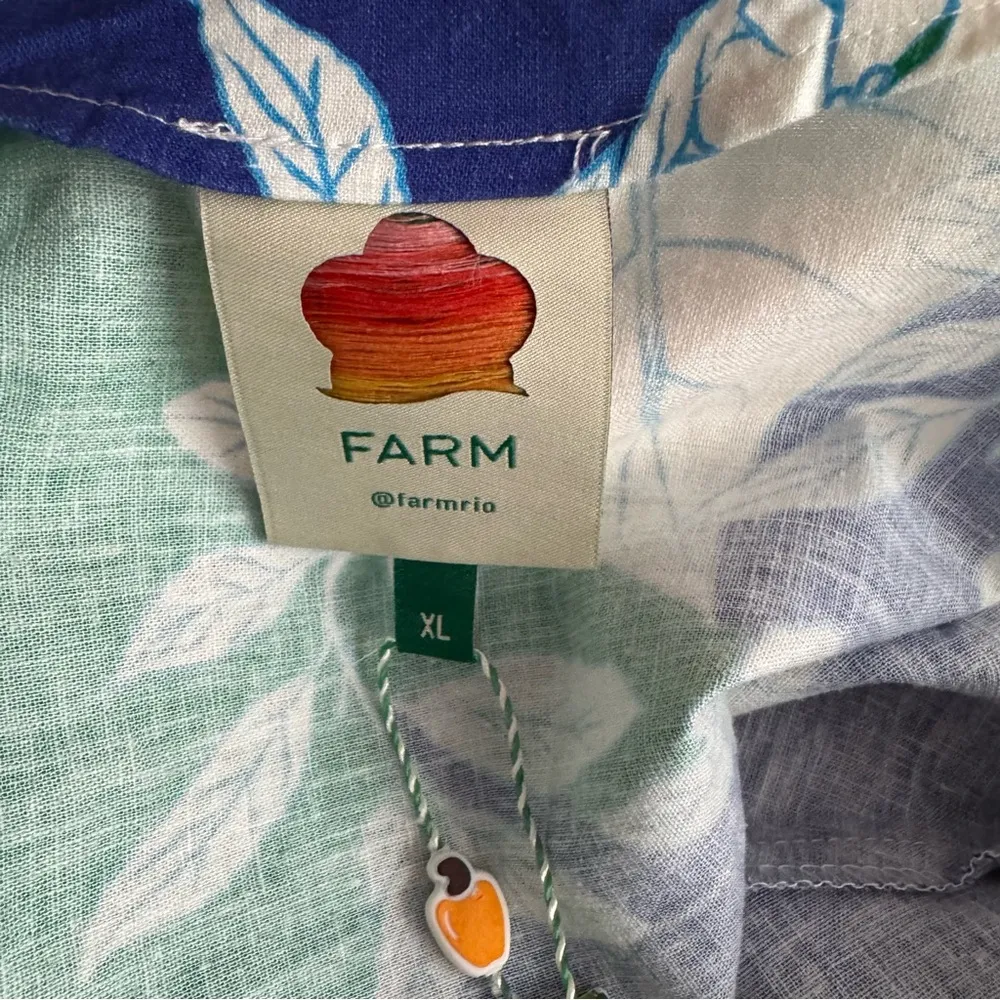 FARM Rio Soft Garden Flower Maxi Dress Size XL - Image 13