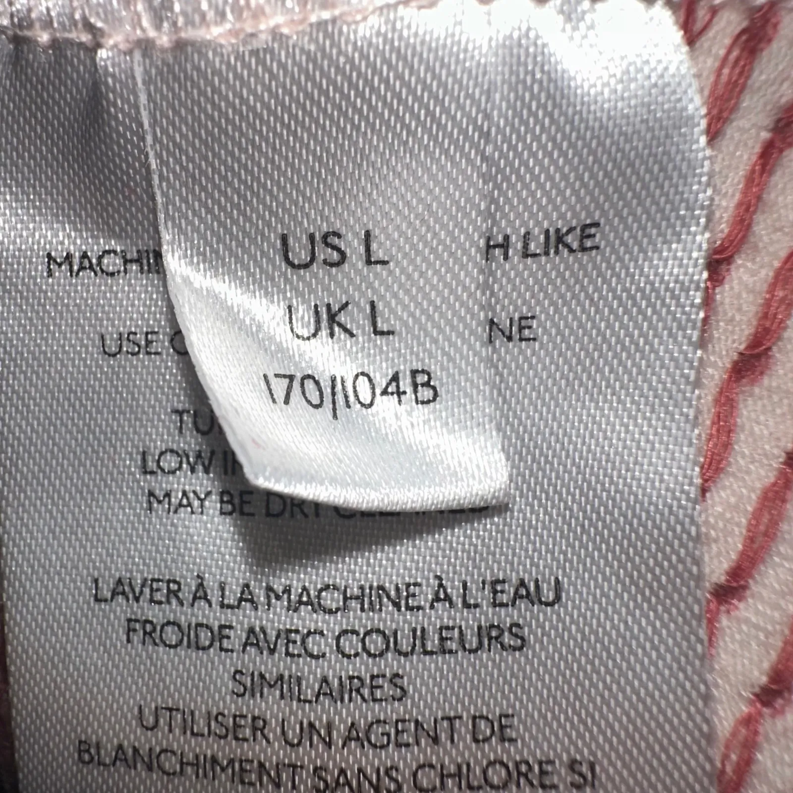 Free People Penelope Mini Dress Pink Polka‎ Dot Puff Sleeve keyhole back size L - Image 5