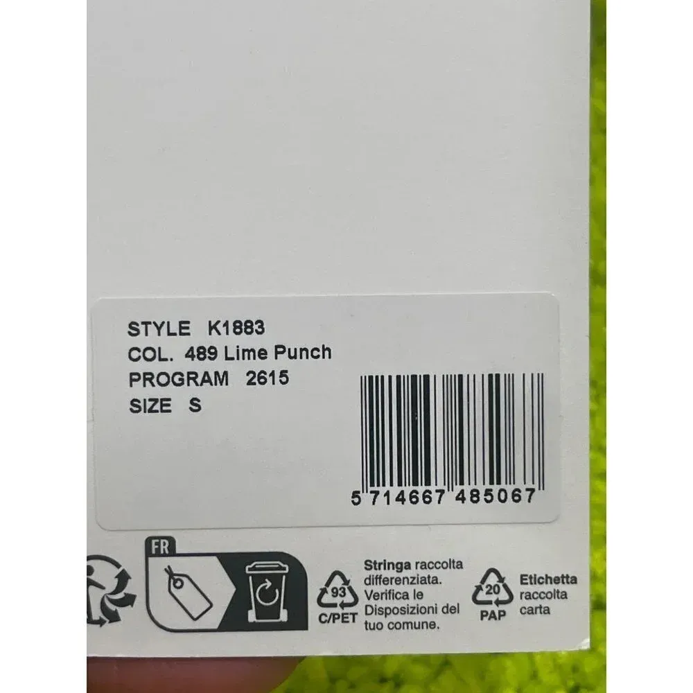 Ganni Velvet Crochet Open Back Mini Dress in Lime Punch Small New Womens Velour - Image 10