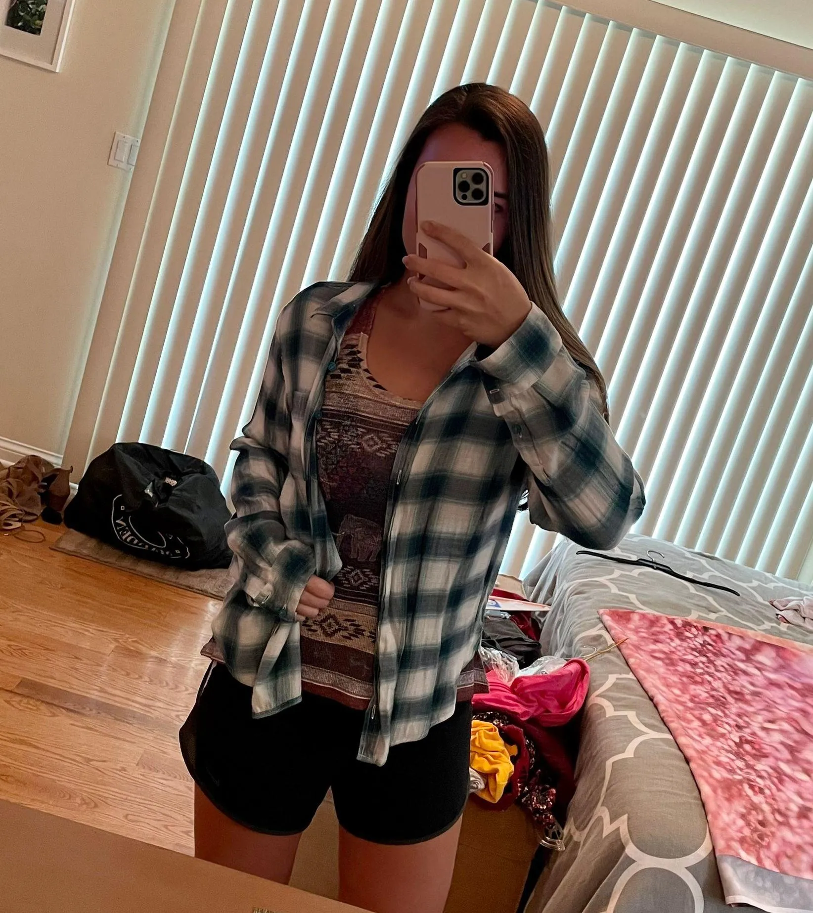 Flannel Plaid Shirt - Image 2