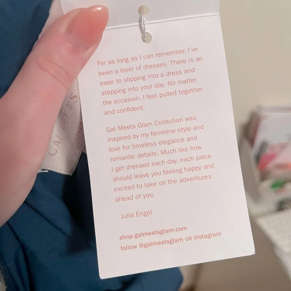 NWT Gal Meets Glam Christine Blue 
Velvet Dress Size 10 - Image 7