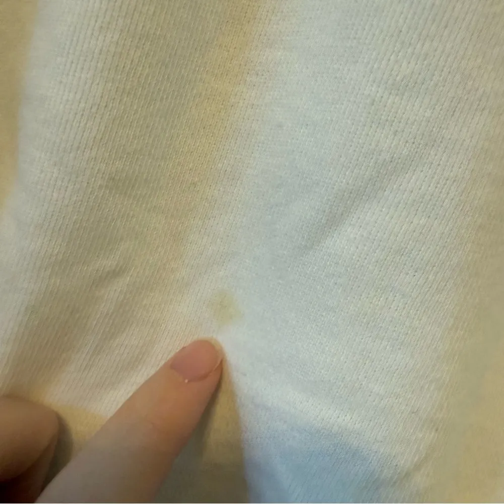 Disney Parks Kisses from Minnie Lace Up White Embroidered Hoodie Size XL - Image 13