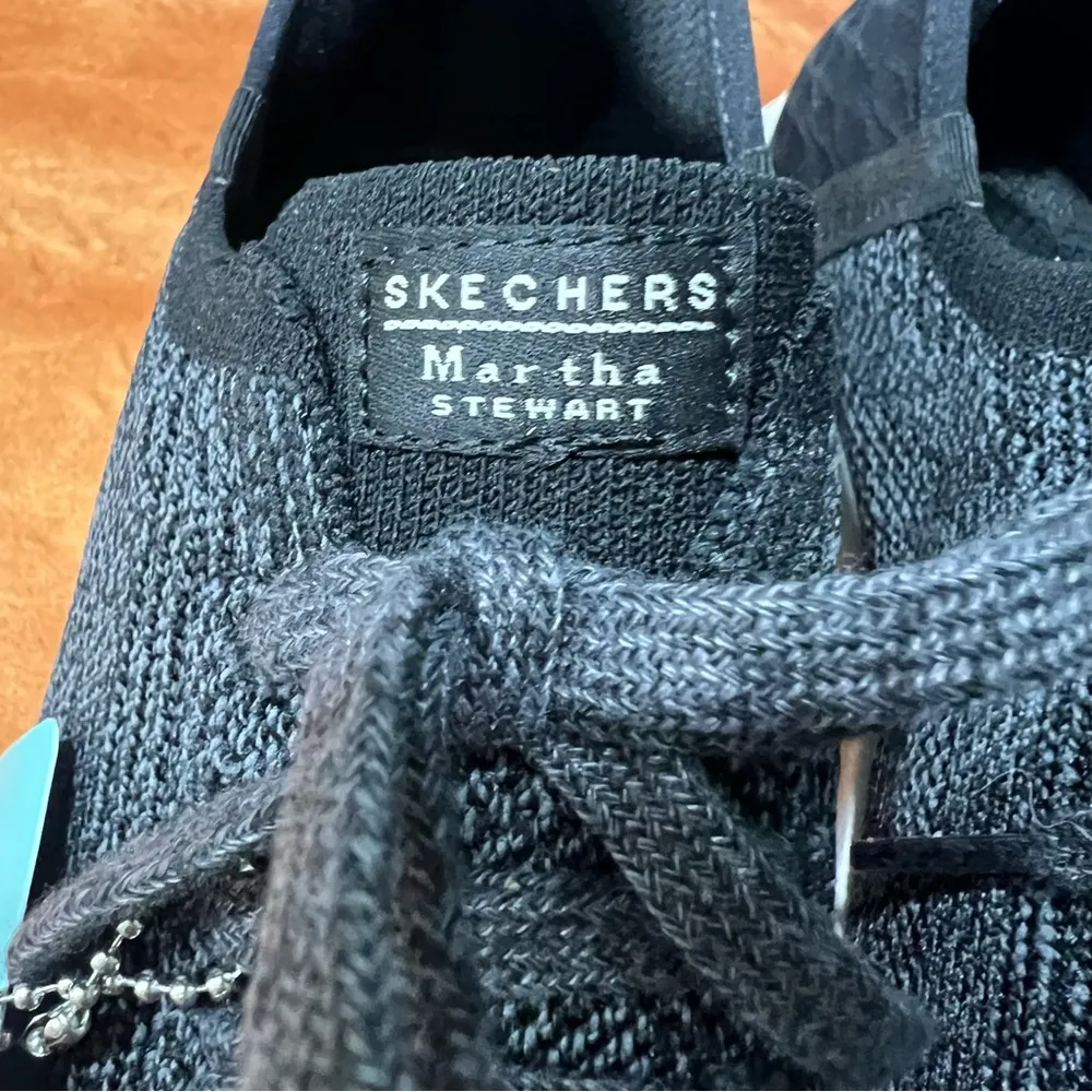 NWT Skechers Martha Stewart Ultra Flex 3.0 slip on sneakers Black Knit Sneakers - Image 5