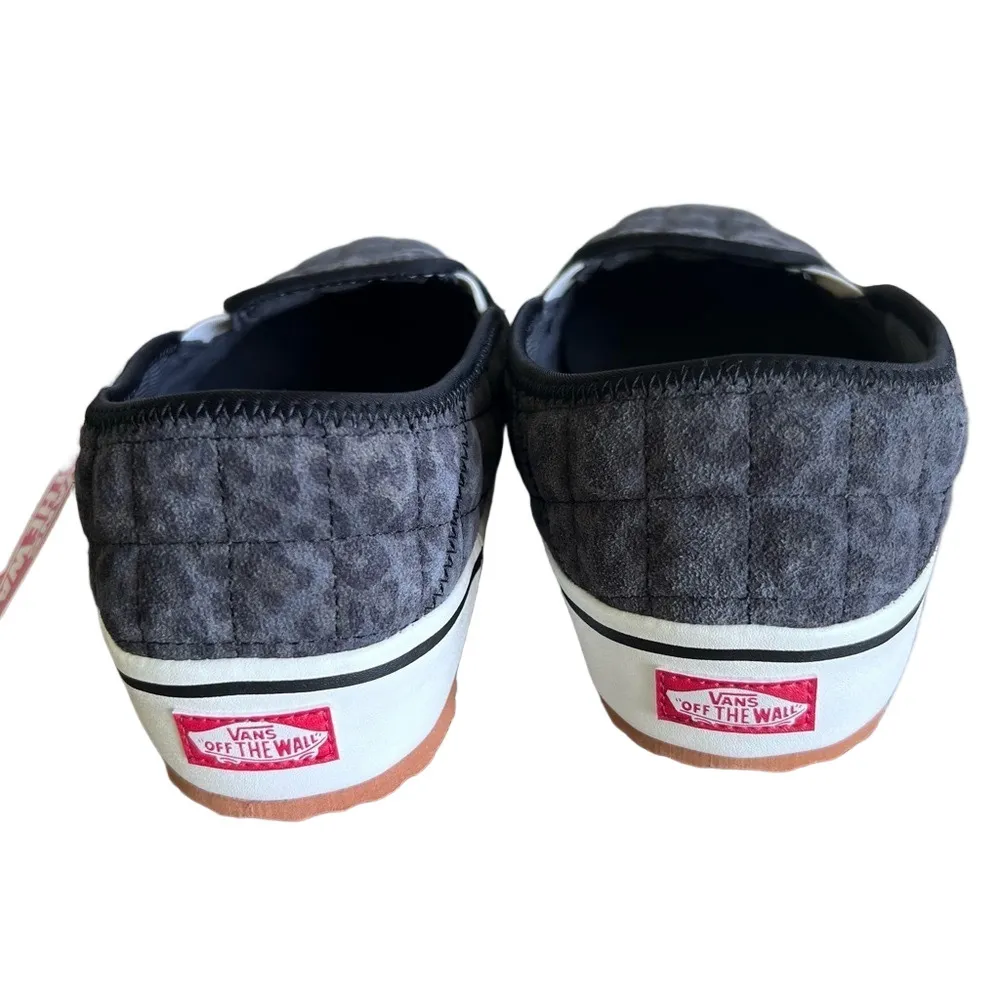 VANS Unisex Slip Er Asphalt Marshmallow Leopard Print Shoe Size 7 or 9 #147 - Image 5