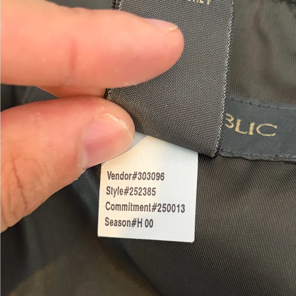 Banana Republic y2k 2000s bohemian boho Genuine Leather maxi skirt size 29 - Image 3