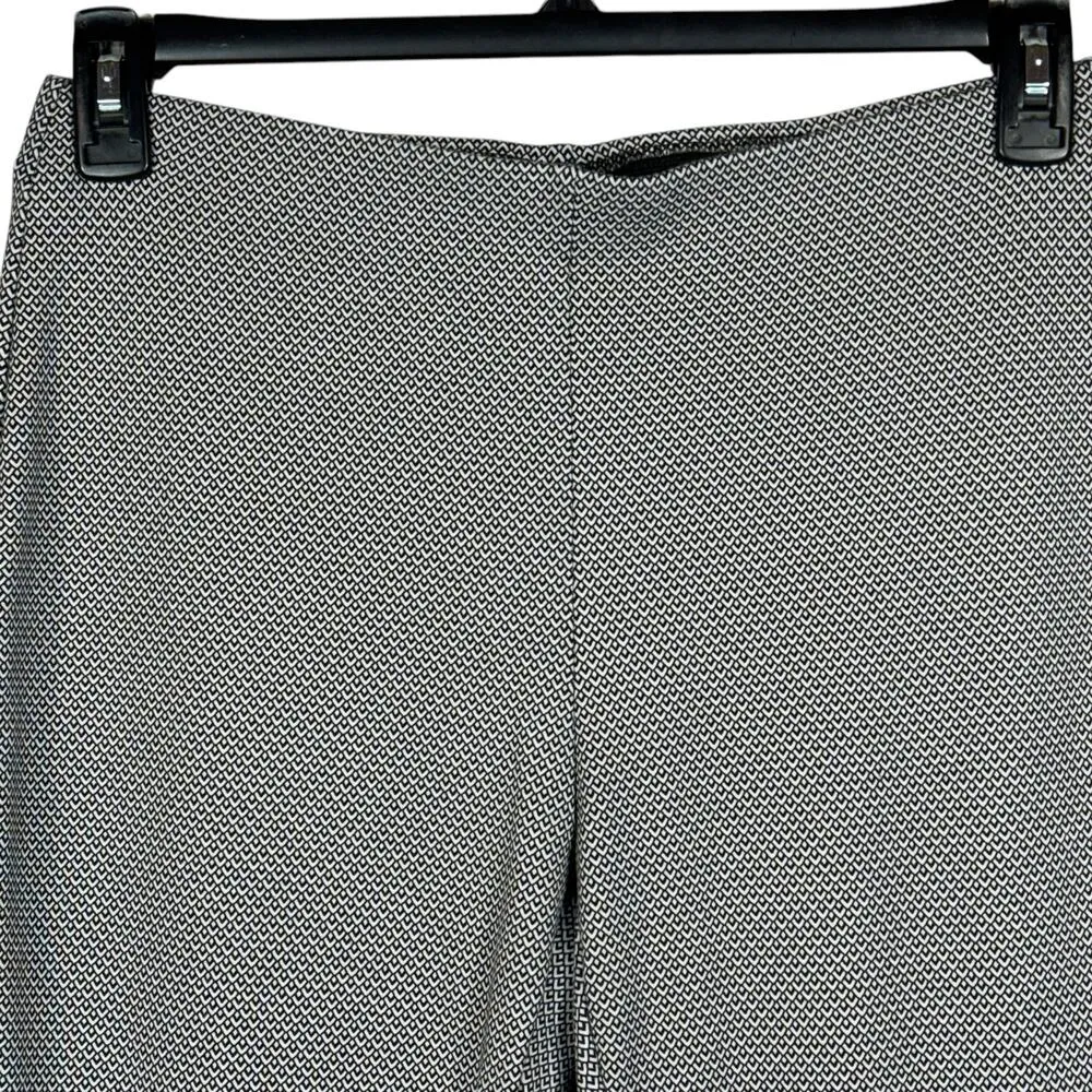 Chico’s SZ 1 (8/Medium) Ankle Pants Geometric Stretch Elastic Waist Mid-Rise - Image 2