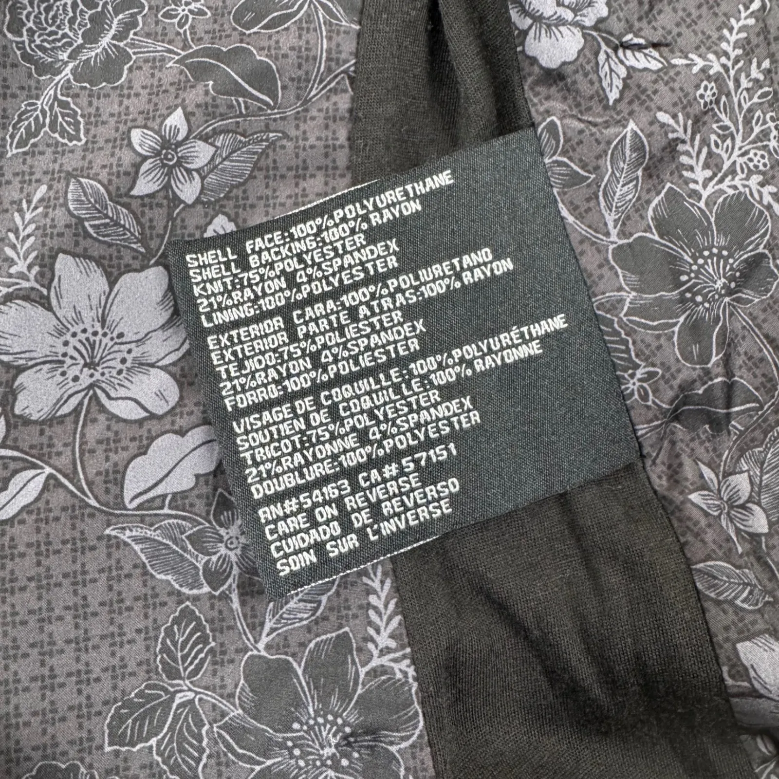 NWT GUESS Black Faux Leather Touch Moto Biker Women's Jacket Size XS - Image 14