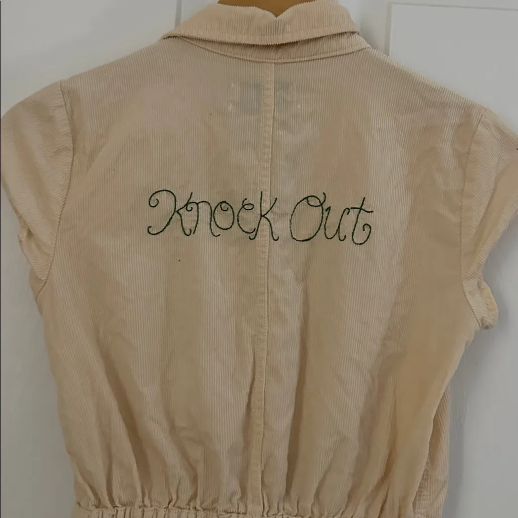 Urban Outfitters Quinn Shortie Knock Out Corduroy Romper - Image 8