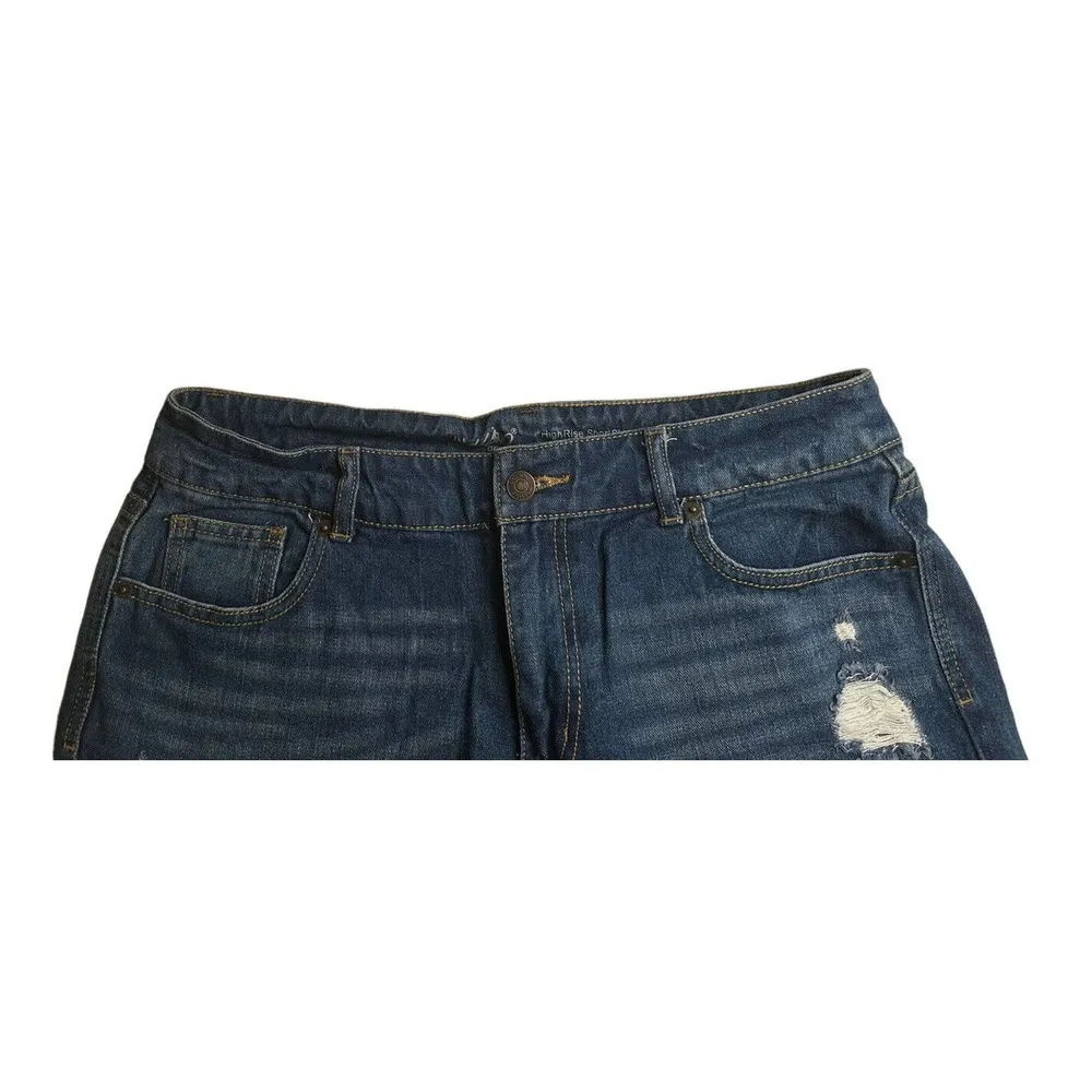Mossimo Supply Co Shorts Denim Jean Womens High Rise Short Shorts Americana 12 - Image 3