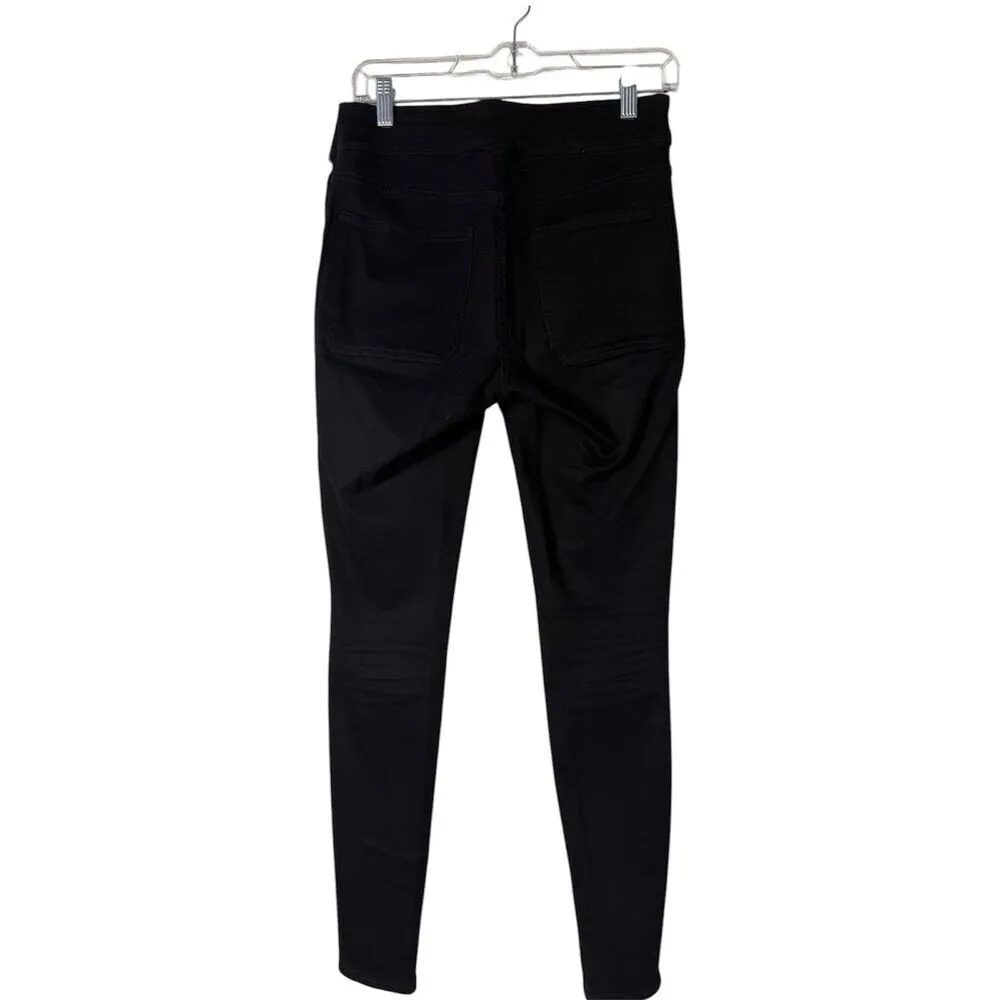 EUC FRAME Le Francoise Skinny Jeans Film Noir Size 26 Side Zipper Button Closure - Image 7