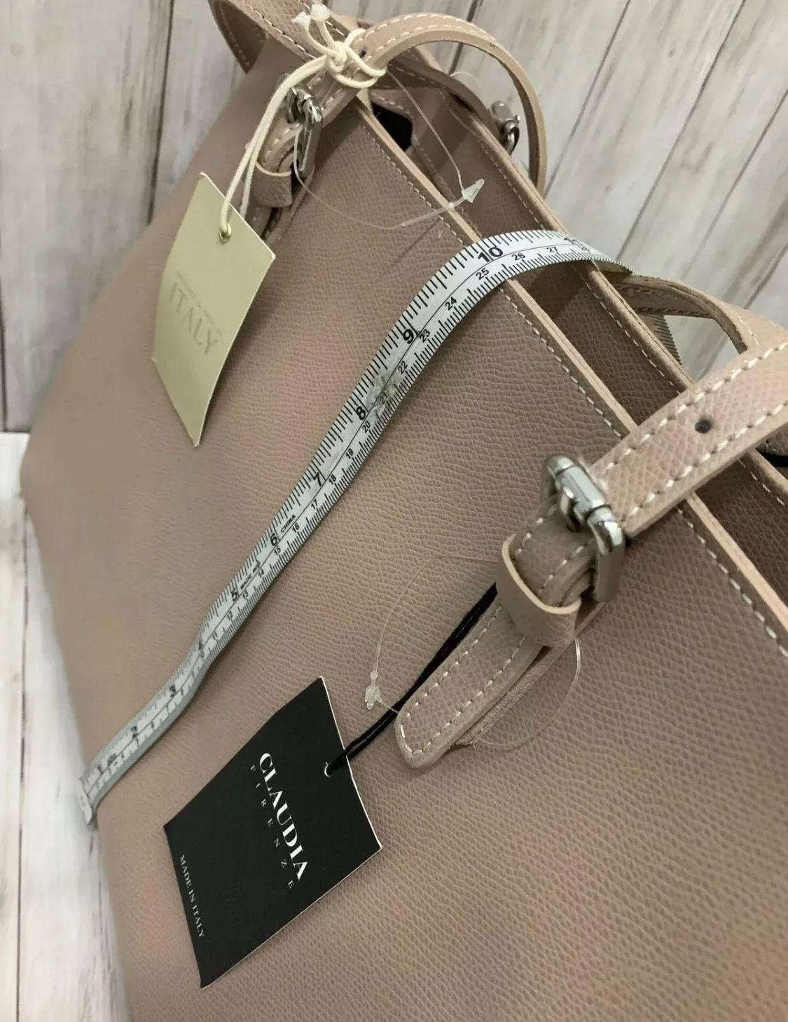 Claudia Firenze Italian Leather Handbag - Image 7