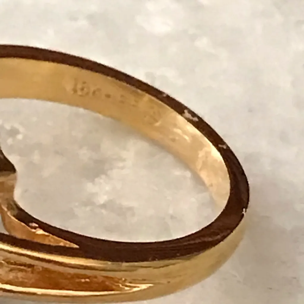 Cocktail Ring Sparkle Galore Size 6 Gold - Image 10