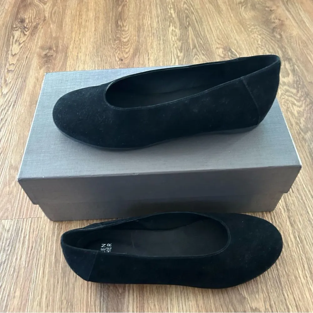 EILEEN FISHER black flats slip on shoes women’s 8 new - Image 7