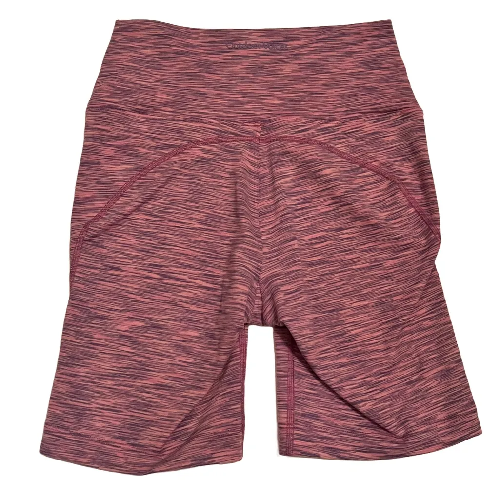 Outdoor Voices 7” Flow Bike Shorts Purple Pink Lavender Space Dye size XS - Image 4