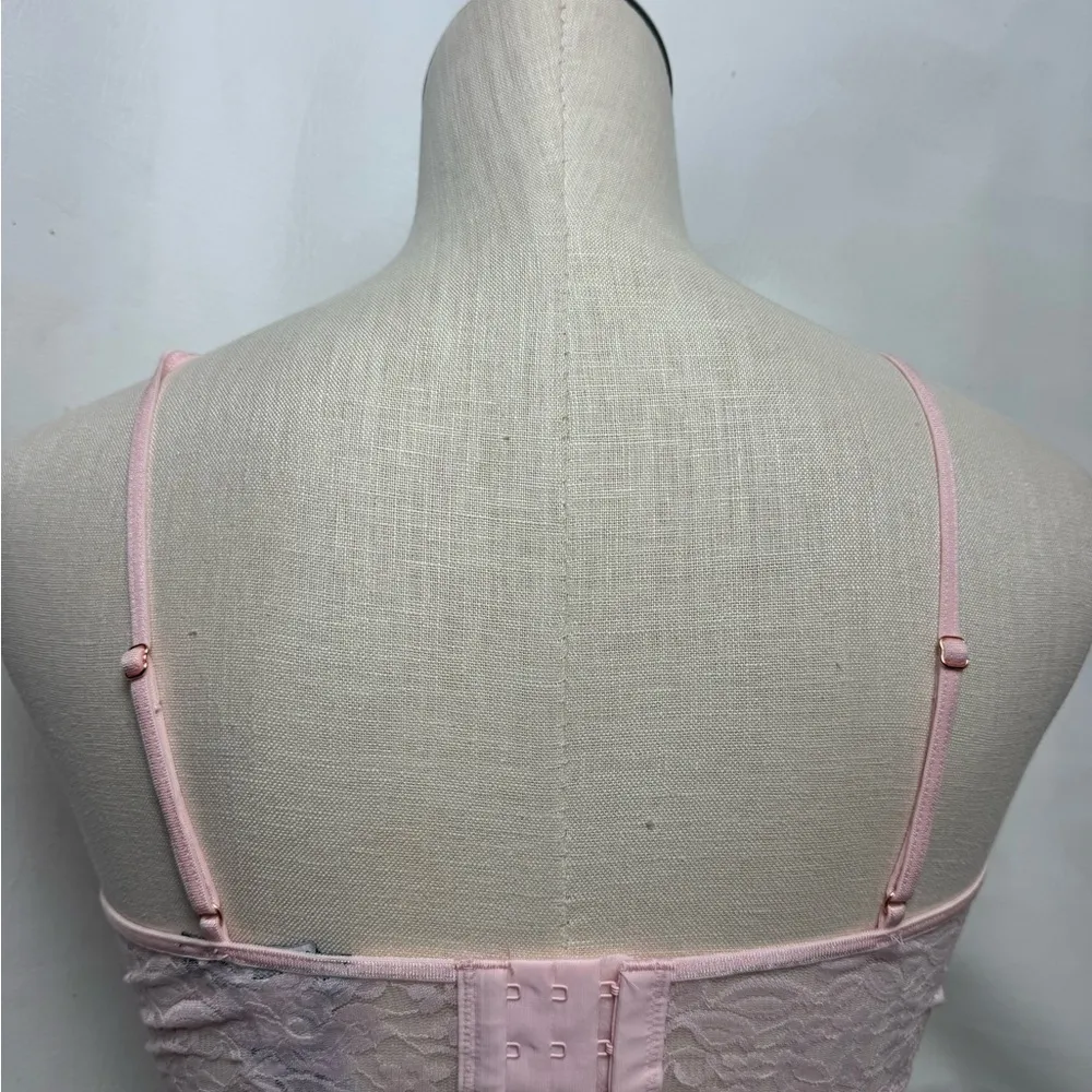 I.N.C. INTERNATIONAL CONCEPTS Women's Lace Bralette intimates Rose Large NWT - Image 5
