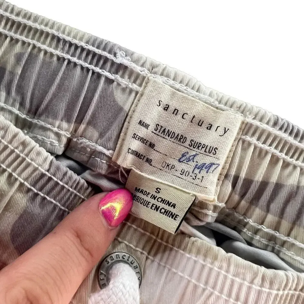 Anthropologie Sanctuary Women's‎ Small High-Rise Camo Cargo Joggers - Image 4