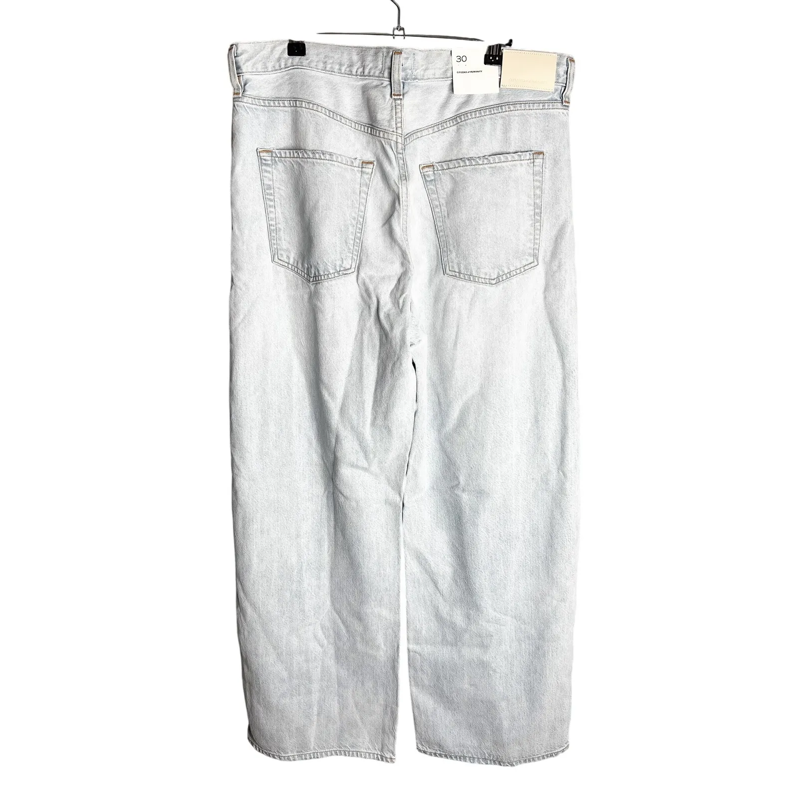 NWT Citizens of Humanity Brynn Trouser Jeans Drawstring Wide-Leg Size 30 Portola - Image 8