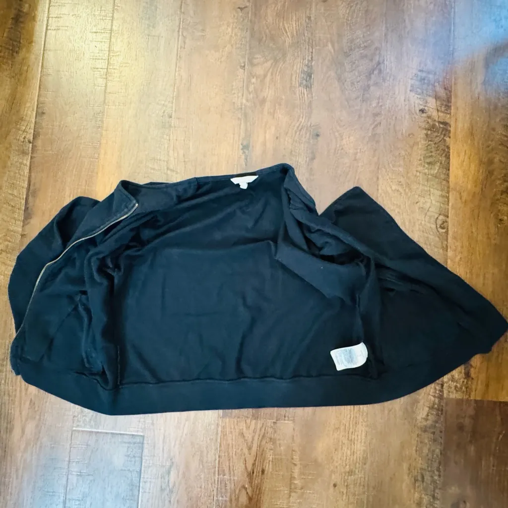 BANANA REPUBLIC zipper moto sweatshirt jacket, size XL - Image 7