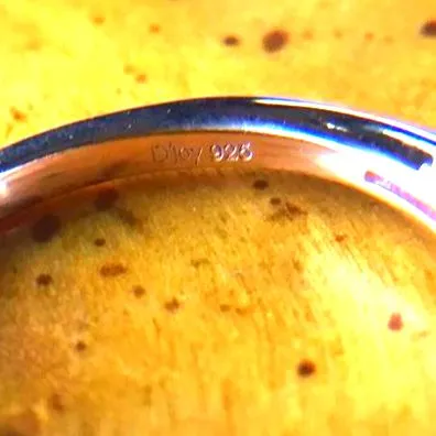 Natural Morganite Moissanite Sterling Silver Ring Size 9 Pink - Image 8