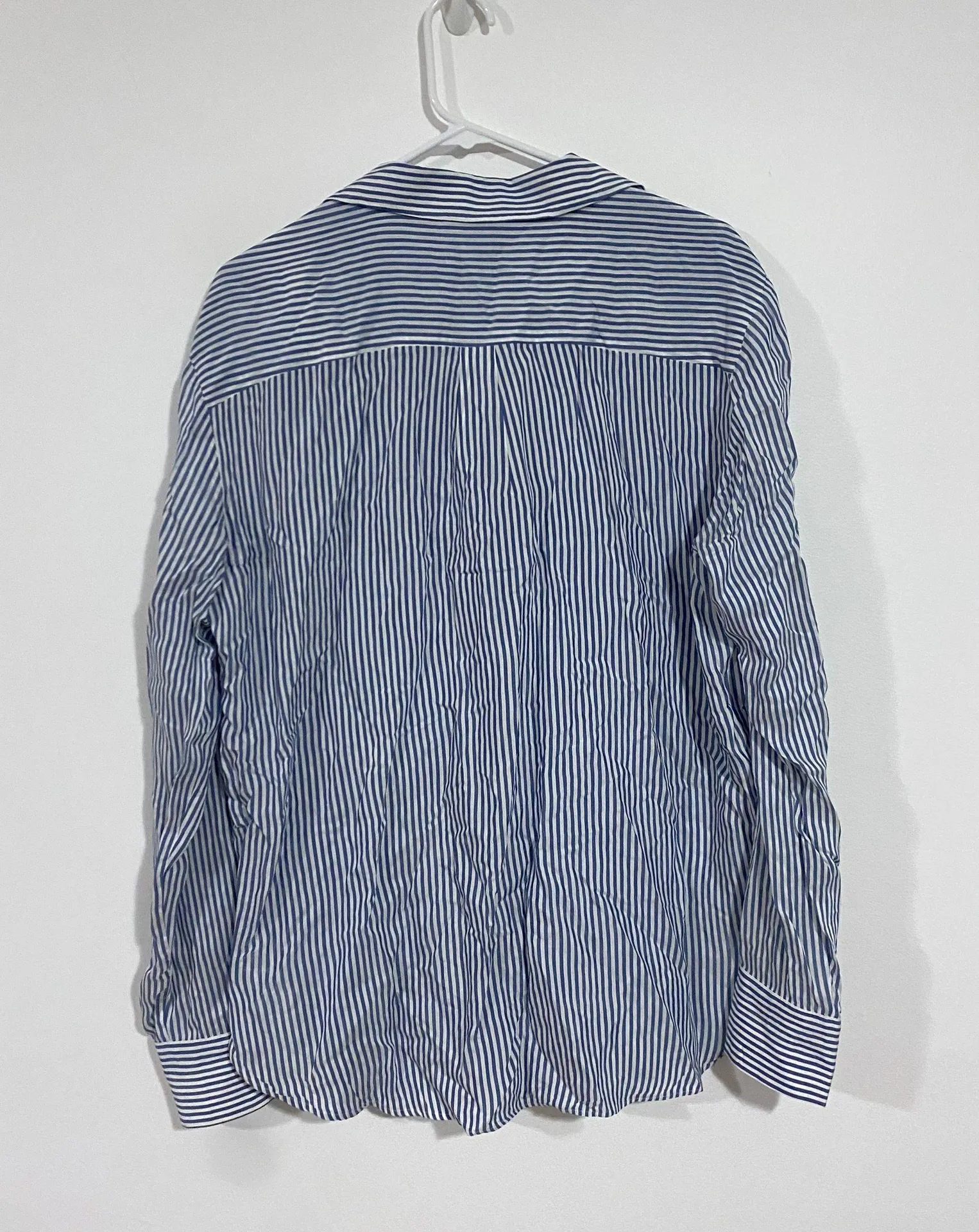 Anthropologie Maeve Striped Long Sleeve Button Up Shirt - Image 6