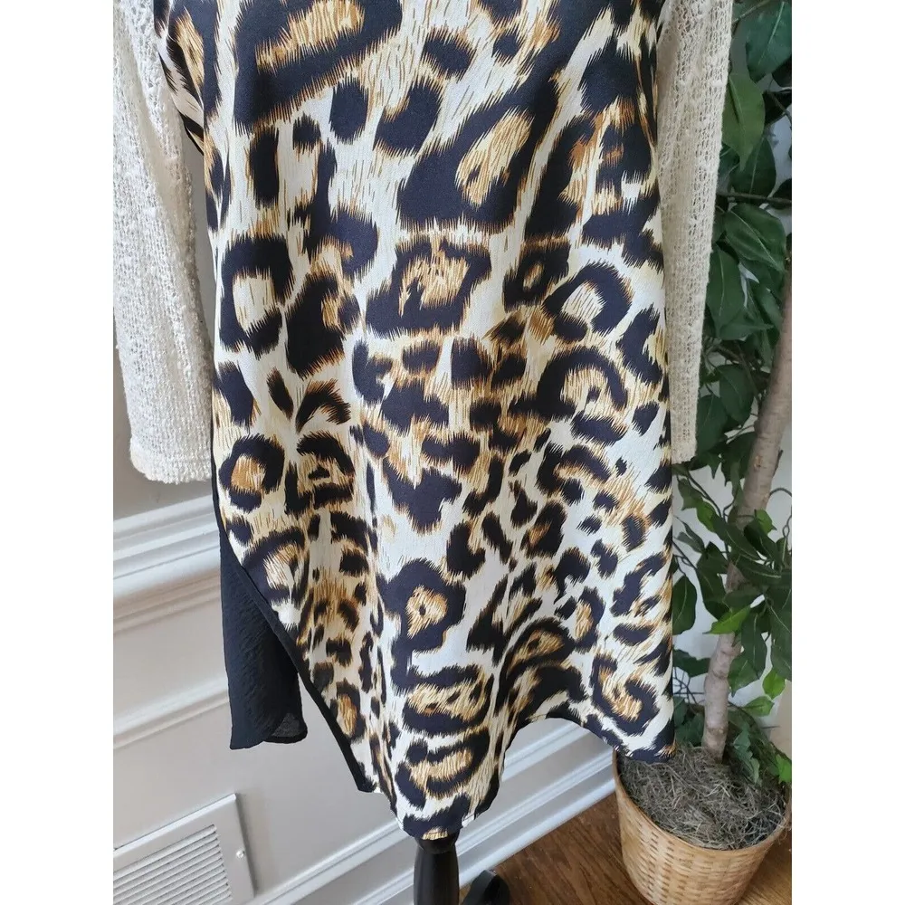 Poeme Women's Multicolor Polyester Long Sleeve Scoop Neck Pullover Blouse Size S - Image 4