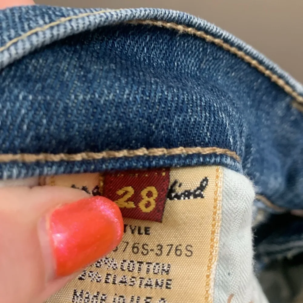 7 For All Mankind Straight Bermuda Jean Shorts - Image 3