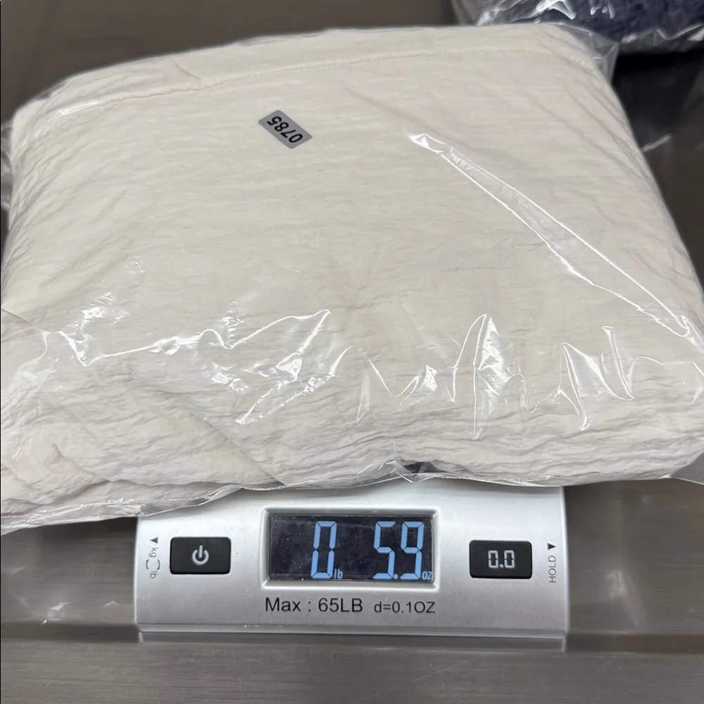 Zara OPEN-FALLING Crinkle BLAZER in White - Image 8