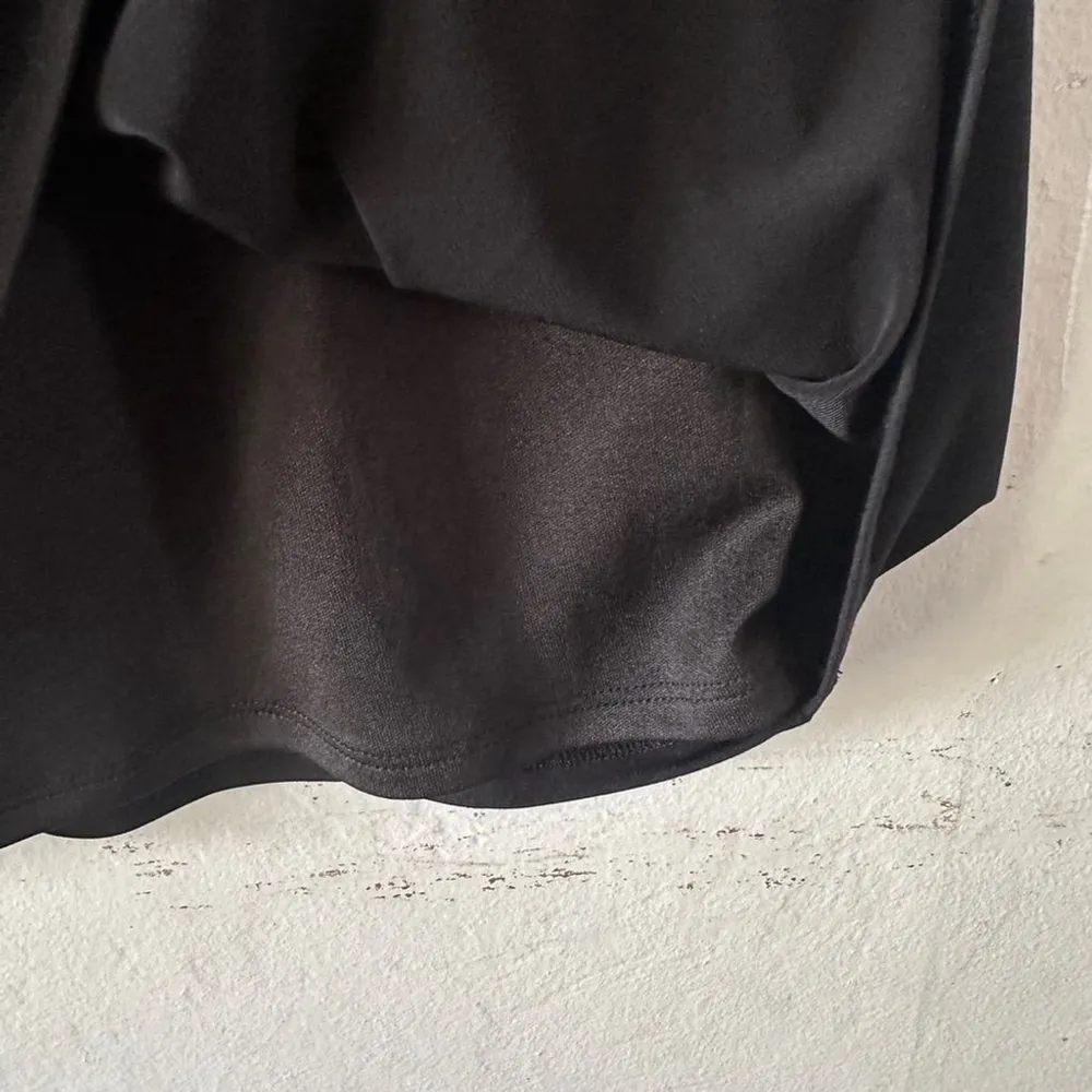 Laundry by Design Black Draped Midi Dress 10 • Holiday Party • NYE LBD - Image 6